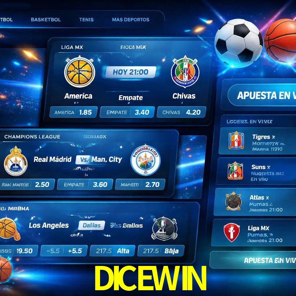 Mercados de apuestas deportivas DICEWIN para jugadores en México