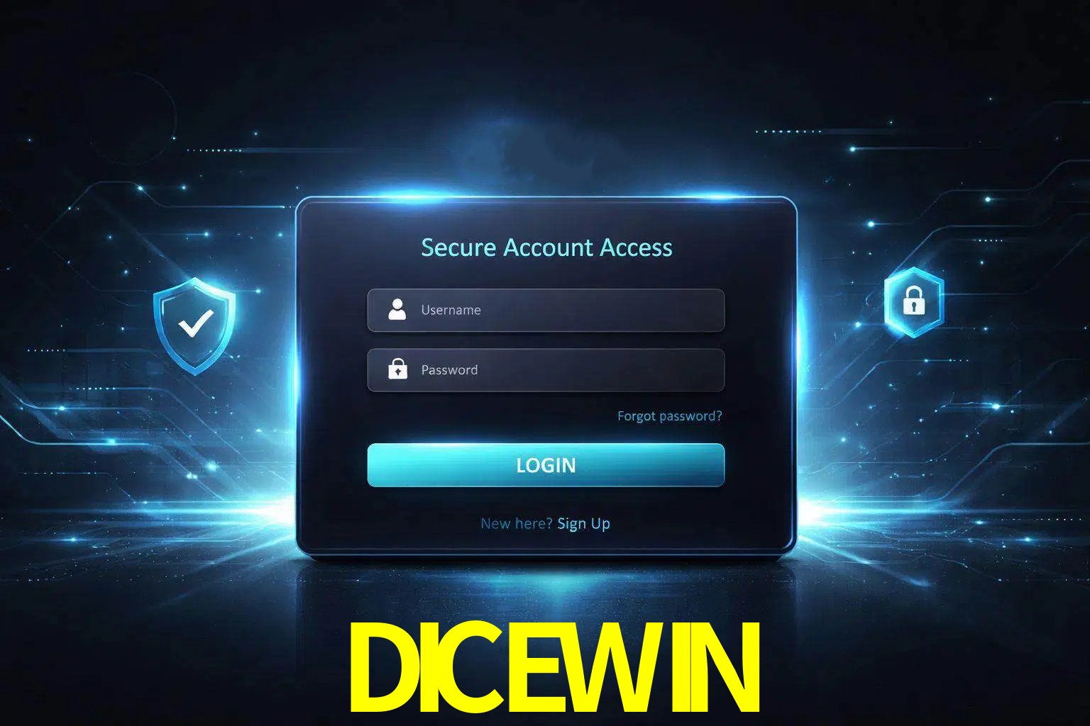 Pantalla de inicio de sesión de cuenta DICEWIN para usuarios en México